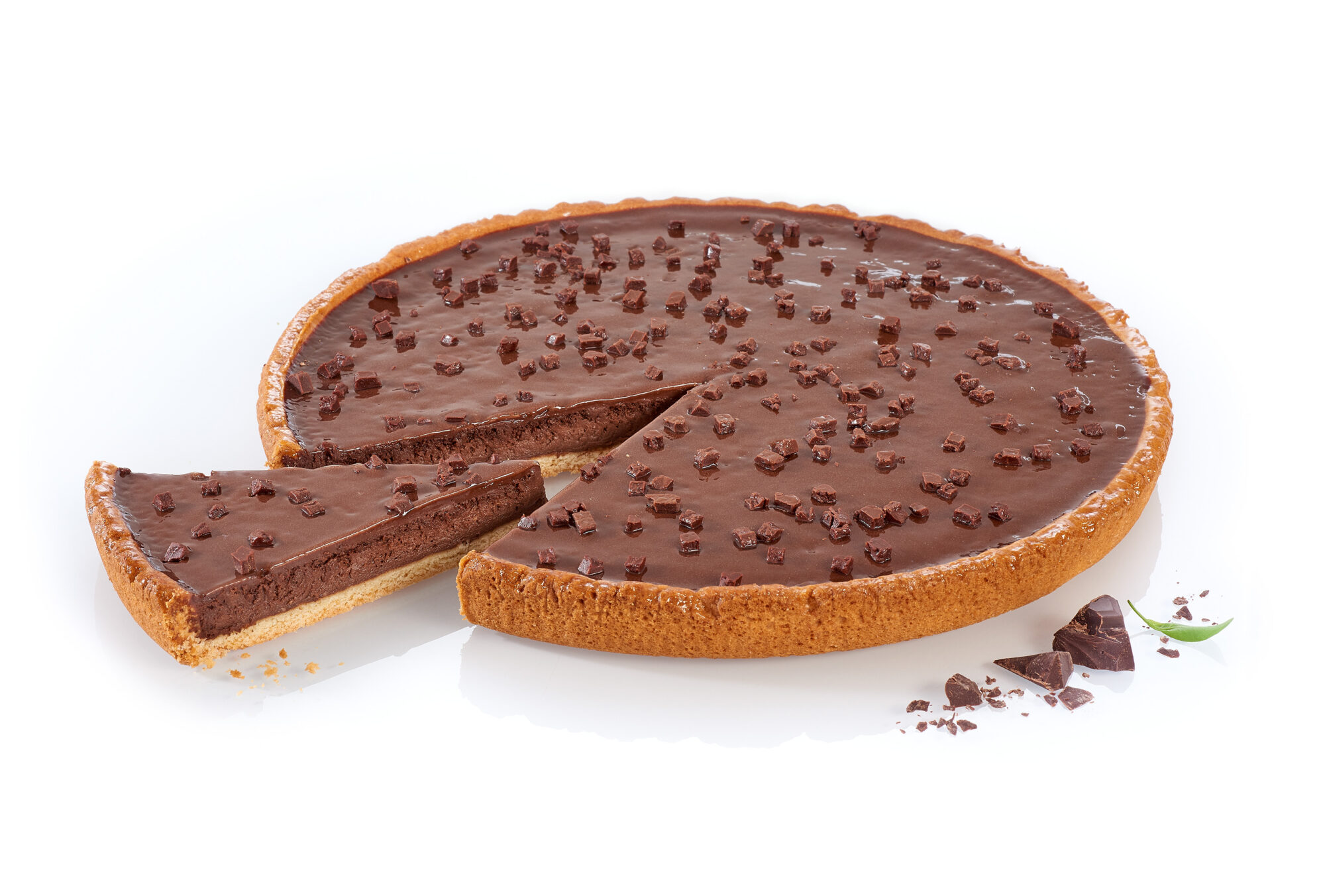 Precut Chocolate Tart