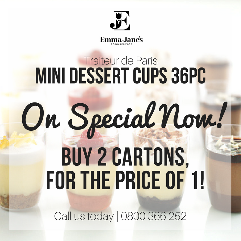 Mini Dessert Cups on Special
