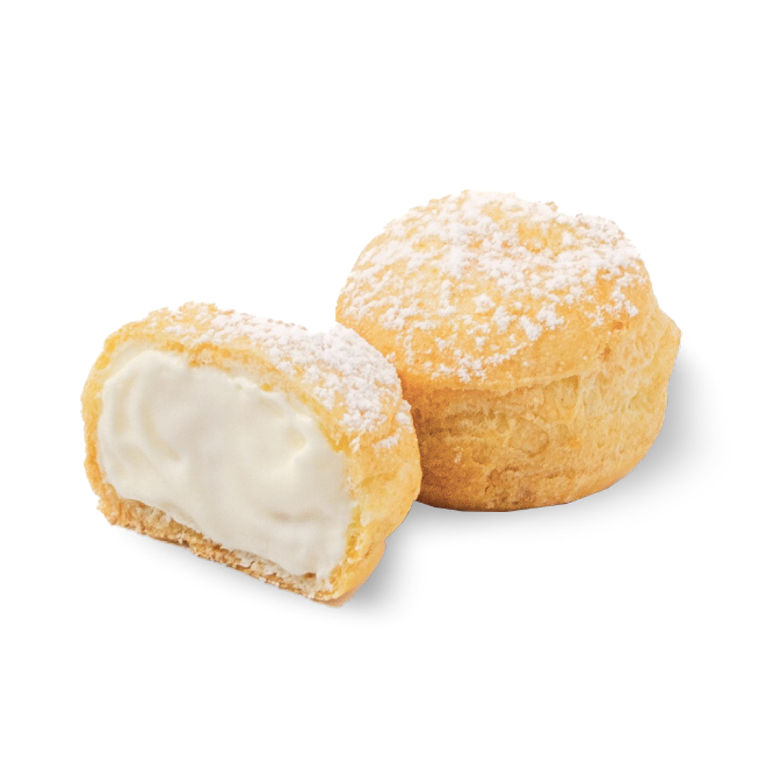 Vanilla Filled Mini Profiteroles